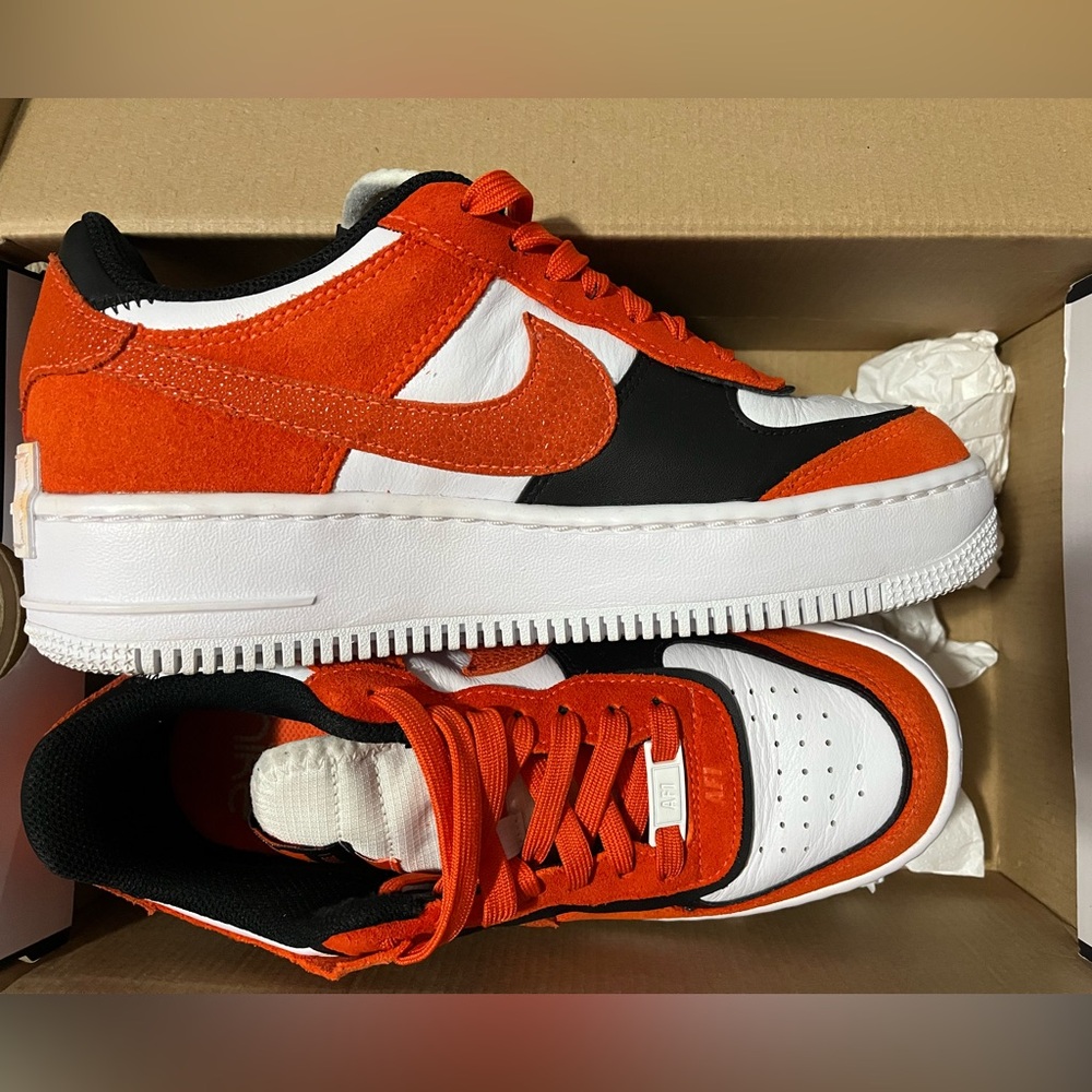 Nike Air Force 1 Shadow Rush Orange & Black